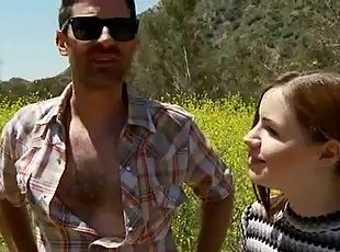 Giggling Teen Camping Cuckold Great Anal