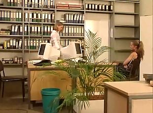 bureau-office, lesbienne, banane