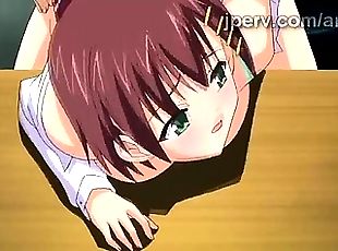 Petite Anime schoolgirl pumped by mothers boyfriend