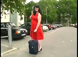 Homely french BBW chick gets a hotel buggering