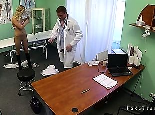 oficina, doctor, cámara, voyeur