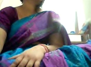 indiano, tia, webcam