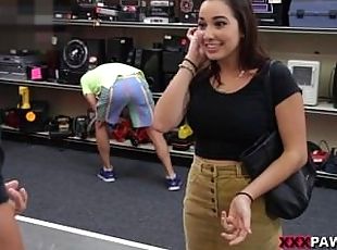 XXXPawn- College Girl trades in pawn shop
