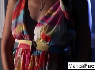 Marica gets nude and masturbates