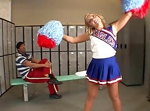 cheerleader, bedårande, uniform