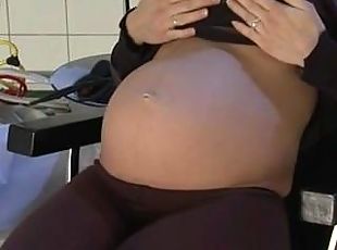 grávida, anal, chupanços, tiro-ao-alvo, mulher-madura, alemão, hospital