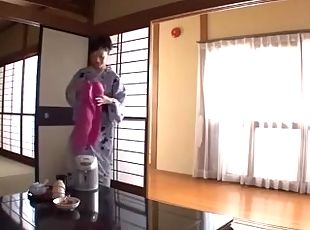 Japanese stepmom yoshie fucked hard by her son !!