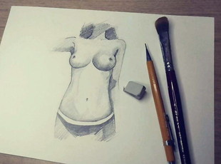 Beautiful Women Breast and Nude Body Art